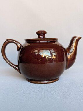 Classic Vintage Sadler Brown Lustre Glaze Teapot Small, Made In England